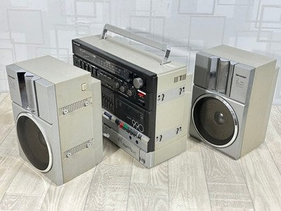 SHARP MR-990 MELODY SEARCHER W BOOMBOX RADIO KEYBOARD MAINTENANCED WORKING RARE