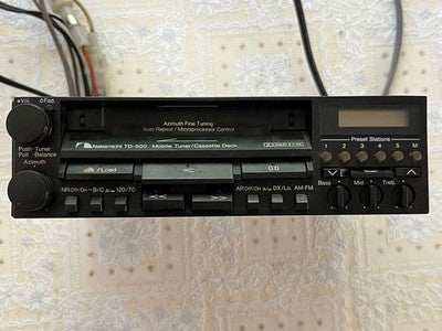 NAKAMICHI TD-500 CASSETTE DECK MODIFIED FOR PARTS OR NOT WORKING