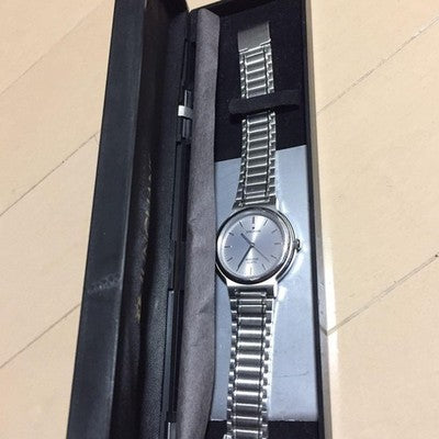 JUNGHANS COUTURE MEN'S WRISTWATCH ROUND FACE ALL STAINLESS STEEL VINTAGE AS IS