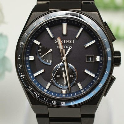 SEIKO ASTRON SBXY041 NEXTER SOLAR RADIO CONTROLLED TITANIUM WORLD TIME WATCH8B63