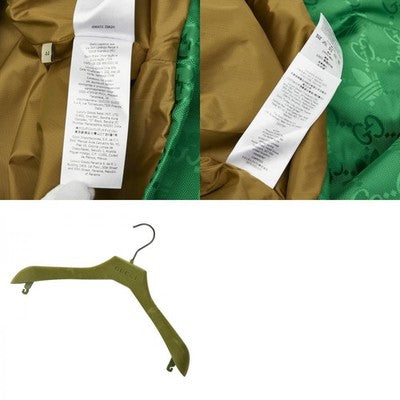 GUCCI X ADIDAS MONOGRAM TREFOIL ANORAK HALF-ZIP JACKET SIZE 44 LOGO GREEN ALMOST