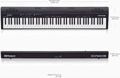 ROLAND GO-88PX GO:PIANO88 ENTRY KEYBOARD 88-KEY BLUETOOTH AC100V DC12V