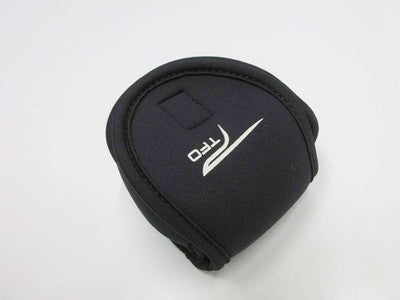 TEMPLE FORK FLY REEL CASE 7.5 CM IN HEIGHT, 7 CM IN WIDTH, AND 5.5 CM IN DEPTH.