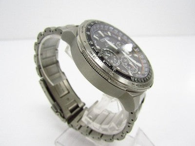 CITIZEN PROMASTER SKY F900-S104602 ECO-DRIVE SOLAR RADIO-CONTROLLED WATCH USED