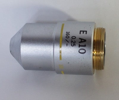 Olympus E Achromat 10x 0.25 Objective Lens 160/- For CH2 BH2 Used Excellent