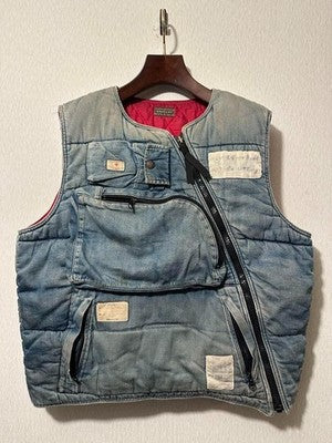 KAPITAL COUNTRY VINTAGE DOWN VEST L JAPAN USED CONDITION B LIMITED EDITION