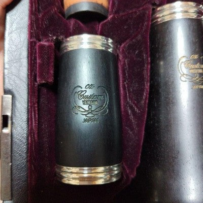 YAMAHA YCL-851 II CUSTOM BB CLARINET W/ CL-4CM MOUTHPIECE CASE BAG TESTED USED