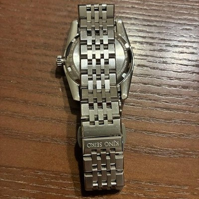KING SEIKO SDKS029 AUTOMATIC 3 DAYS DARK GREEN DIAL MEN'S WATCH GENUINE