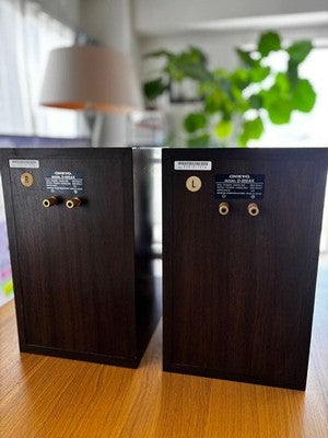 ONKYO D-202AX BOOKSHELF SPEAKERS PAIR MATCHING SERIAL HI-FI JAPAN USED