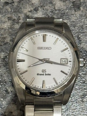 SEIKO SBGX059 GRAND SEIKO LADIES WRISTWATCH ROUND FACE JAPAN MADE DIAL WHITE