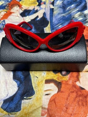 Hysteric Mini DITA Kids Sunglasses Red Frame Black Lens /w Pouch Excellent Rare
