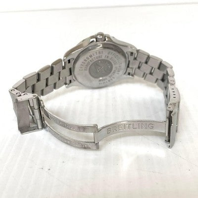BREITLING COLT GMT A32350 SILVER DIAL AUTOMATIC MEN'S WATCH WORKS