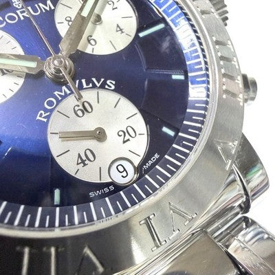 CORUM ROMULUS CHRONOGRAPH 39670120 QUARTZ MEN'S WATCH APPROX 18.5CM WRIST