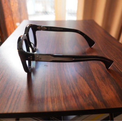 JACQUES MARIE MAGE JENNIE CAT-EYE STYLE MEN'S SUNGLASSES BLACK NEAR MINT