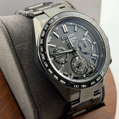 CITIZEN ATTESA HAKUTO CC4067-66E ECO-DRIVE GPS WATCH BOX MANUAL WARRANTY