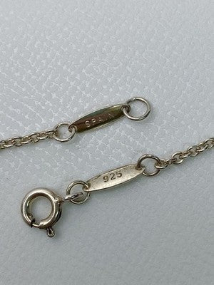 TIFFANY & CO ELSA PERETTI BOTTLE NECKLACE SV925 SILVER LONG CHAIN SPAIN BOX RARE