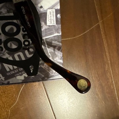MOSCOT 100TH ANNIVERSARY 49 24-145 SUNGLASSES TORTOISE FRAME W/BOX ETC