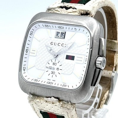 GUCCI COUPE QUARTZ BIG DATE 131.3 SHERRY LINE MEN'S WATCH