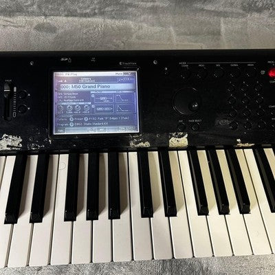 KORG M50 61 MUSIC WORKSTATION SYNTHESIZER KEYBOARD W/ AC PEDAL MANUAL FROM JAPAN