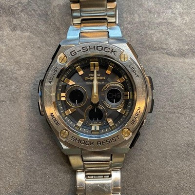 CASIO G-SHOCK GST-W310D-1A9JF G-STEEL RADIO SOLAR BLACK GOLD WATCH JDM FULL SETS