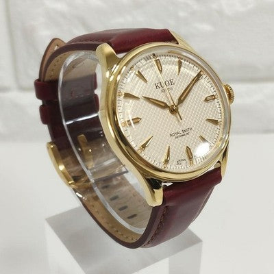 KUOE KYOTO ROYAL SMITH 90-006 AUTOMATIC WATCH MIYOTA 9039 WAFFLE DIAL