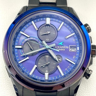 CASIO OCEANUS OCW-T4000AWB-2AJF TITANIUM SOLAR RADIO CONTROL WATCH BOX