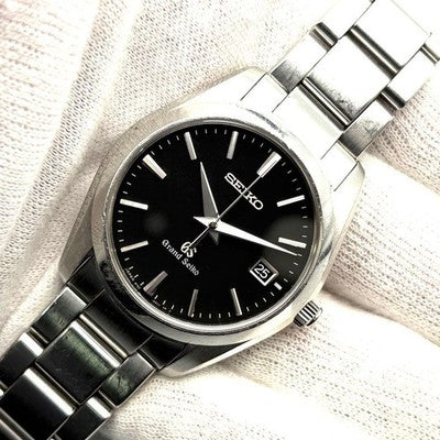 GRAND SEIKO SBGX061 9F62-0AB0 HERITAGE QUARTZ BLACK DIAL MEN'S WATCH JP