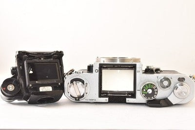 NIKON F2 PHOTOMIC A SILVER FILM SLR CAMERA FULLY MECHANICAL SHUTTER AS IS