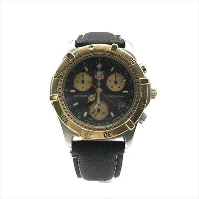 TAG HEUER 200M PROFESSIONAL CE1120 QUARTZ CHRONOGRAPH BLACK GOLD MENS WATCH