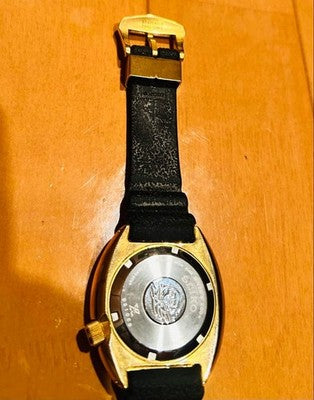 SEIKO PROSPEX SRPC44 AUTOMATIC DIVER 200M GOLD BLACK RARE BOX PAPERS 4R36 WATCH
