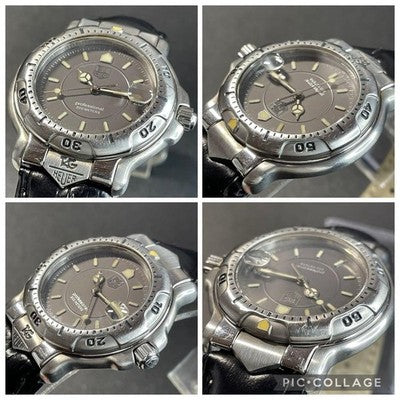 TAG HEUER WH1212 GRAY DIAL PROFESSIONAL 200M QUARTZ MEN'S WATCH (35MM)