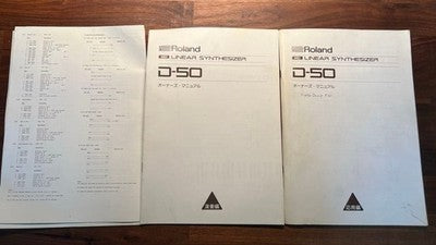 ROLAND D-50 LINEAR SYNTHESIZER W/ MEMORY CARD, TESTED, FROM JAPAN AS IS