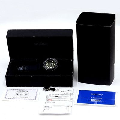 Seiko Prospex Marinemaster SBBN025 7C46-0AH0 Quartz Black Dial Excellent /w Box