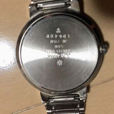 JUNGHANS COUTURE MEN'S WRISTWATCH ROUND FACE ALL STAINLESS STEEL VINTAGE AS IS