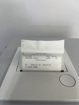 RION KC-03B AIRBORNE PARTICLE COUNTER W/ BUILT-IN PRINTER, TESTED, USED