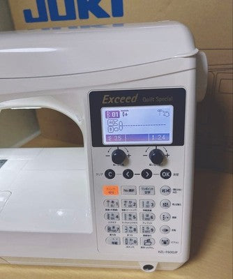 JUKI HZL-F600JP COMPUTER SEWING MACHINE EXCEED W ACCESSORIES FOOT PEDAL