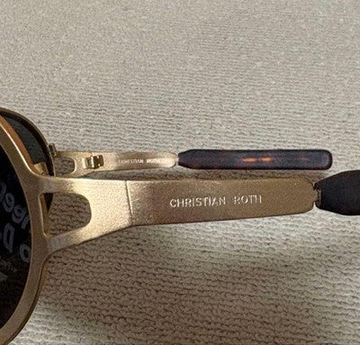CHRISTIAN ROTH SUNGLASSES X-JAPAN HIDE'S FAVORITE MODEL GOLD ITALY MADE