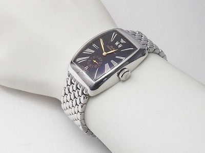 DERBY & SCHALDENBRAND AERODINE BIG DATE STAINLESS STEEL 44MM WRISTWATCH USED