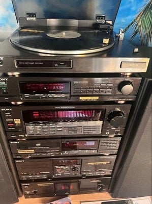SONY LBT-V925 LIBERTY HI-FI STEREO SYSTEM RECORD PLAYER CASSETTE CD JAPAN