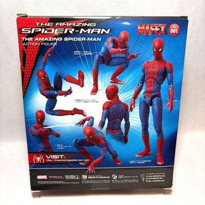 MAFEX NO.001 AMAZING SPIDER MAN ACTION FIGURE MEDICOM TOY MARVEL RARE COMPLETE