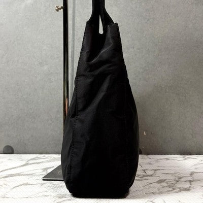 PRADA ARCHIVE METALLIC HOBO SHOULDER BAG Y2K 1990S VINTAGE NYLON BLACK