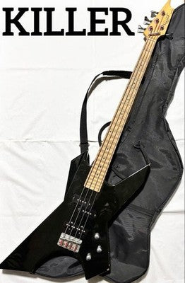 KILLER DAGGER BASS MODIFIED SCALLOPED FRETBOARD ELECTRIC BASS WITH CASE AS IS