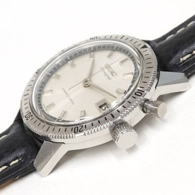 SEIKO ONE-PUSH CHRONOGRAPH, MANUAL WINDING, MEN'S WRISTWATCH ROUND FACE