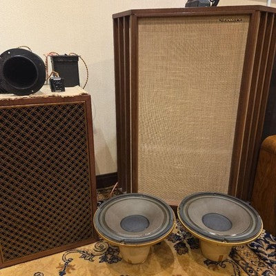 TANNOY MONITOR HPD 315A 12INCH COAXIAL SPEAKER UNIT PAIR WITH NETWORK UK MADE