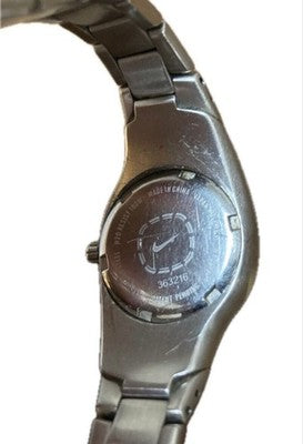 NIKE VINTAGE TRIAX ARMORED WOMENS STAINLESS QUARTZ WATCH LIME GREEN DIAL