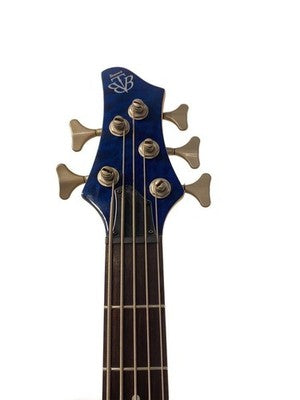 IBANEZ BTB-405QM 5-STRING ELECTRIC BASS GUITAR 2003 MODEL W/ SOFT CASE