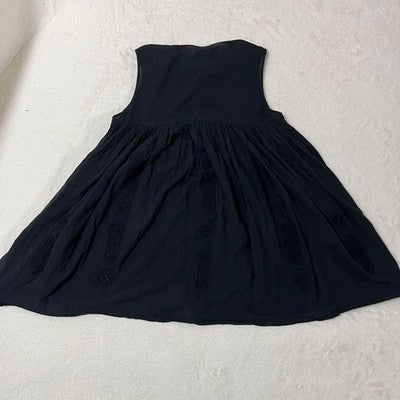 TAO COMME DES GARCONS AD2023 CUT-OUT EMBROIDERY SLEEVELESS DRESS M BLACK TM-B007
