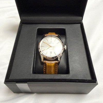 HAMILTON AMERICAN CLASSIC SPIRIT OF LIBERTY AUTOMATIC GOLD TONE LEATHER WATCH
