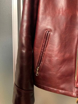 SCHOTT 6103US SINGLE RIDER JACKET SIZE 40 BORDEAUX MADE IN USA RARE FROM JAPAN