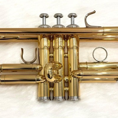 YAMAHA YTR-4335G BB TRUMPET GOLD BRASS BELL W/ HARD CASE & ACCESSORIES JAPAN